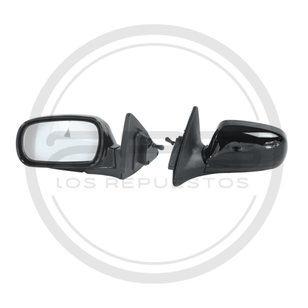 ESPEJO PUERTA IZQUIERDA NEGRO MANUAL DAEWOO CIELO GLX PARTICULAR MODELO 1996