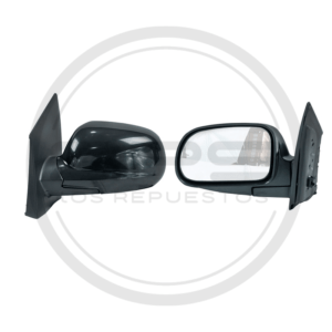 ESPEJO PUERTA IZQUIERDA NEGRO ELECTRICO 8P - SSANGYONG ABAT M ACTYON/ACTYON SPORT MODELO 2006 AL 2020
