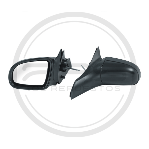 ESPEJO PUERTA IZQUIERDA NEGRO GUAYA CHEVROLET CORSA MODELO 1996 AL 2007