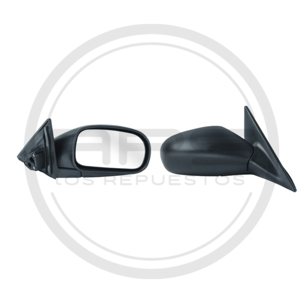 ESPEJO PUERTA DERECHA NEGRO MANUAL CHEVROLET ESTEEM MODELO 1996 AL 2004