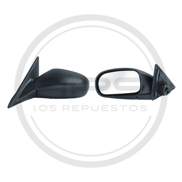 ESPEJO PUERTA IZQUIERDA NEGRO MANUAL CHVROLET ESTEEM MODELO 1996 AL 2004
