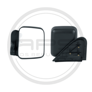 ESPEJO PUERTA IZQUIERA NEGRO MANUAL CHEVROLET LUV 2300 MODELO 1998 AL 2005