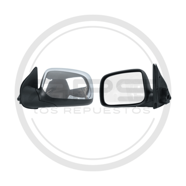 ESPEJO PUERTA IZQUIERDA CROMADO MANUAL CHEVROLET LUV D-MAX MODELO 2005