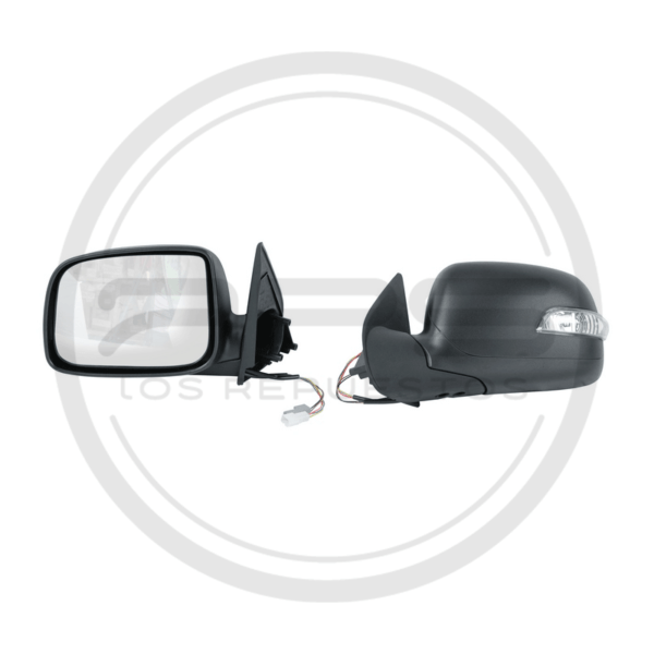 ESPEJO PUERTA IZQUIERDA NEGRO ELECTRICO CON LED CHEVROLET LUV D-MAX MODELO 2005