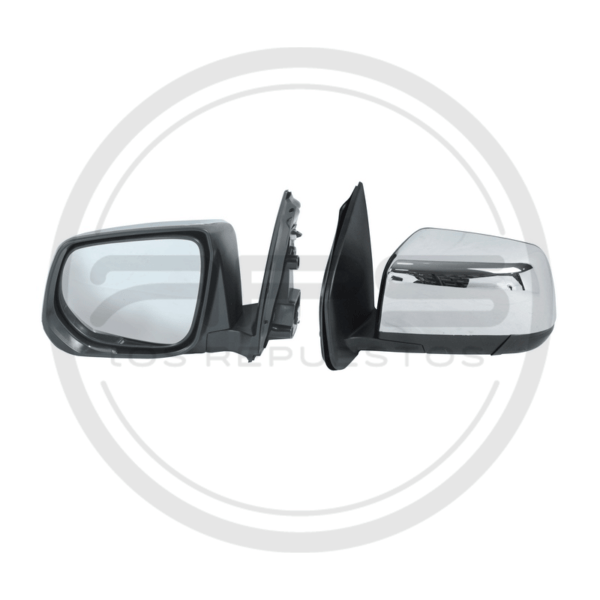 ESPEJO PUERTA IZQUIERDA CROMADO ELECTRICO CHEVROLET LUV D-MAX MODELO 2014