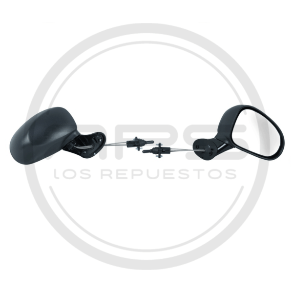 ESPEJO PUERTA IZQUIERDA NEGRA GUAYA CHEVROLET SPARK/CHRONOS MODELO 2006 AL 2012