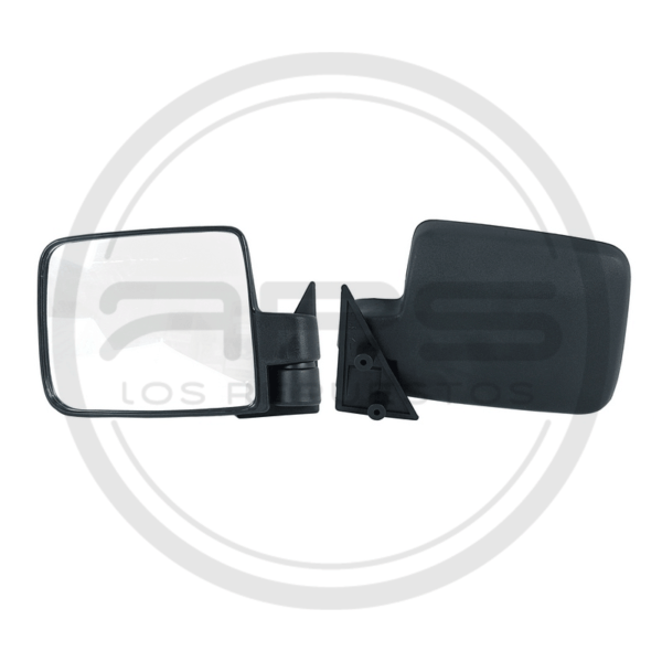ESPEJO PUERTA IZQUIERDA NEGRO MANUAL CHEVROLET SUPER CARRY MODELO 1993 AL 2008