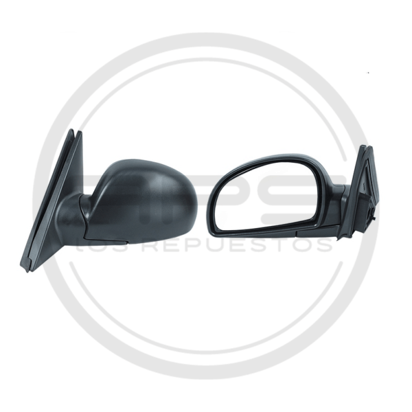 ESPEJO PUERTA IZQUIERDA NEGRO MANUAL HYUNDAI ACCENT GYRO MODELO 2003 AL 2005