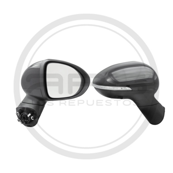 ESPEJO PUERTA DERECHA NEGRO ELECTRICO CON LED HYUNDAI ACCENT I25 MODELO 2012