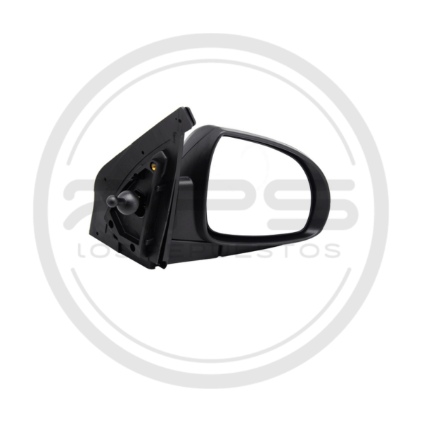 ESPEJO PUERTA DERECHA NEGRO GUAYA KIA PICANTO MORNING MODELO 2008 AL 2011