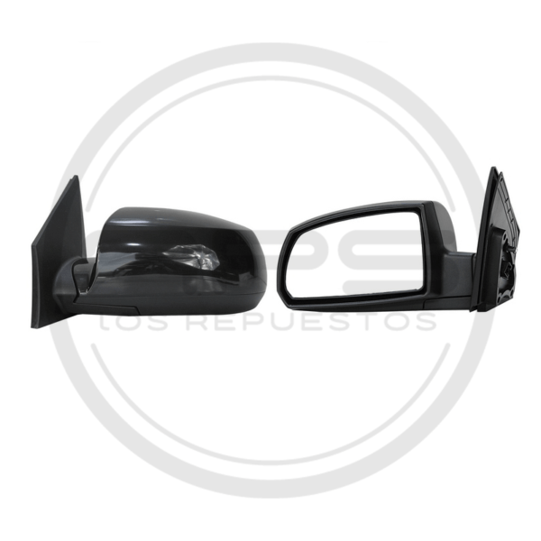 ESPEJO PUERTA IZQUIERDA NEGRO ELECTRICO KIA RIO XCITE MODELO 2006 AL 2012