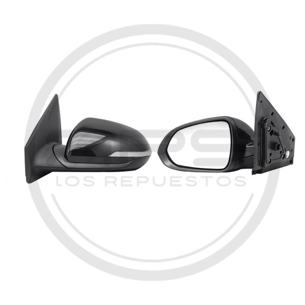 ESPEJO PUERTA IZQUIERDA ELECTRICO ABATIBLE CON LUZ KIA RIO MODELO 2018