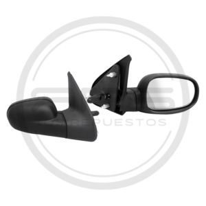 ESPEJO PUERTA DERECHA NEGRO GUAYA ABATIBLE RENAULT CLIO I MODELO 1996
