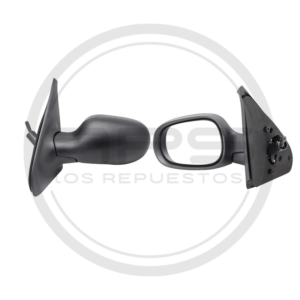 ESPEJO PUERTA IZQUIERDA NEGRA GUAYA ABATIBLE RENAULT CLIO II/SYMBOL CITIUS MODELO 2003