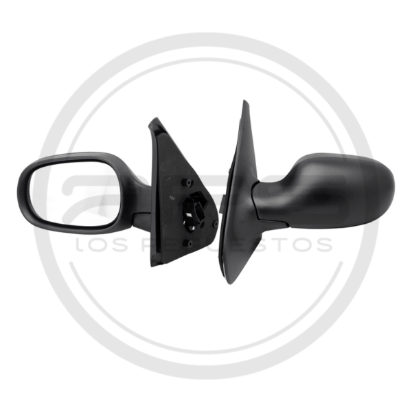 ESPEJO PUERTA IZQUIERDA NEGRO ELECTRICO ABATIBLE RENAULT CLIO II/SYMBOL CITIUS MODELO 2003