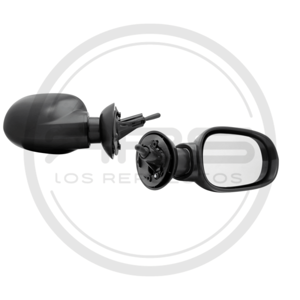 ESPEJO PUERTA DERECHA NEGRO GUAYA RENAULT LOGAN MODELO 2006 AL 2010