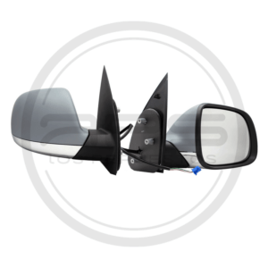ESPEJO PUERTA DERECHA NEGRO/CROMADO CON DESEMPANADOR VOLKSWAGEN AMAROK MODELO 2011 AL 2016