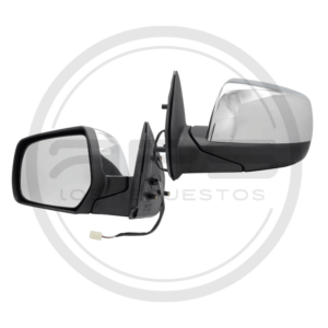 ESPEJO PUERTA IZQUIERDA CROMADO ELECTRICO MAZDA BT-50/RANGER MODELO 2008 AL 2014