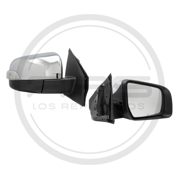 ESPEJO PUERTA DERECHA CROMADO ELECTRICO ABATIBLE CON LUZ MAZDA BT-50 MODELO 2015
