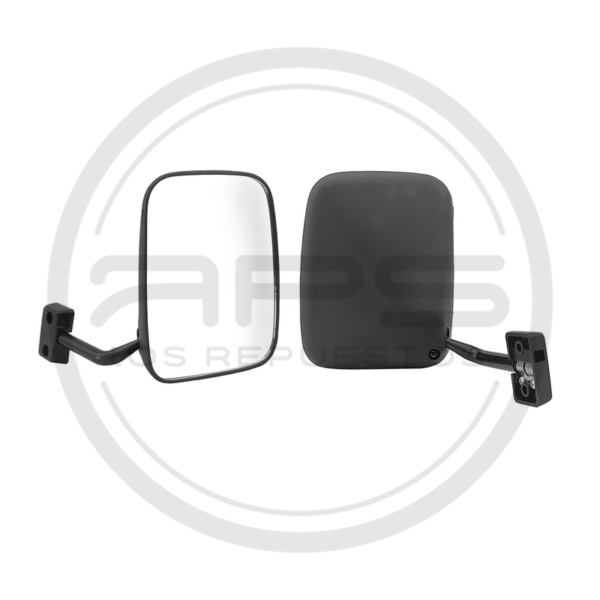 ESPEJO PUERTA DERECHA NEGRA MANUAL MITSUBISHI MONTERO MODELO 1983