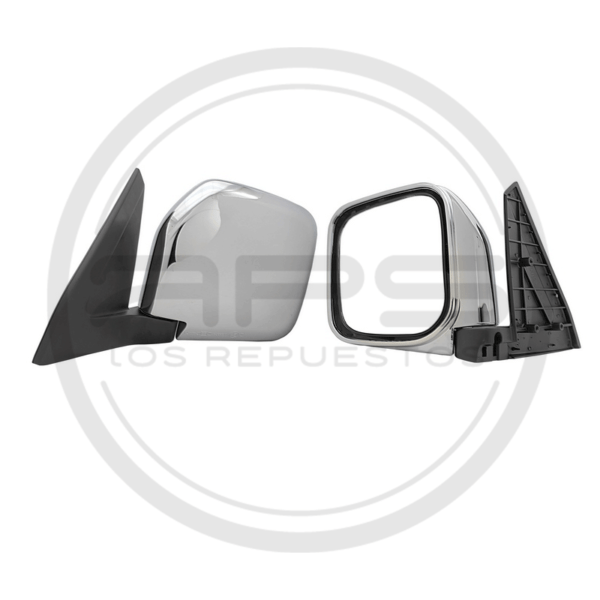 ESPEJO PUERTA IZQUIERDA CROMADO MANUAL MITSUBISHI MONTERO PAJERO V33 MODELO 1992 AL 2012
