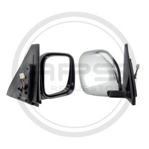 ESPEJO PUERTA DERECHA CROMADO ELECTRICO ABATIBLE MITSUBISHI MONTERO V73 MODELO 2003 AL 2007