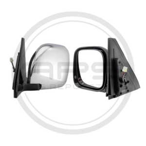 ESPEJO PUERTA IZQUIERDA CROMADO ELECTRICO ABATIBLE MITSUISHI MONTERO V73 MODELO 2003 AL 2007