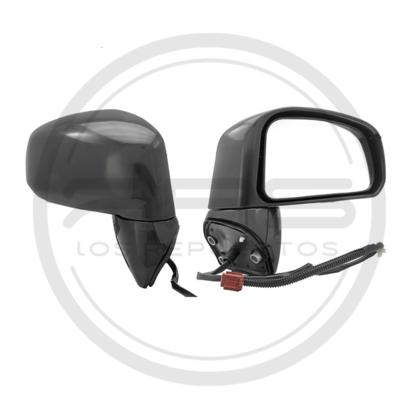 ESPEJO PUERTA DERECHA NEGRO ELECTRICO NISSAN TIIDA MODELO 2007