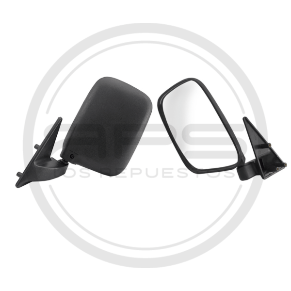 ESPEJO PUERTA IZQUIERDA NEGRA MANUAL NISSAN URVAN MODELO 1987