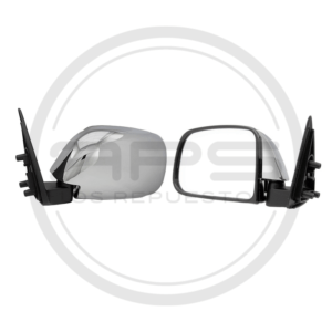 ESPEJO PUERTA IZQUIERDA CROMADO MANUAL 4X4 TOYOTA HILUX MODELO 1992 AL 1996