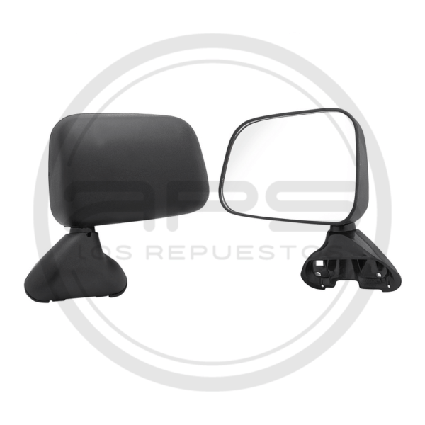 ESPEJO PUERTA IZQUIERDA NEGRO MANUAL 4X2 TOYOTA HILUX MODELO 1992 AL 1996