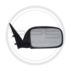 ESPEJO PUERTA DERECHA NEGRO MANUAL 4X4 TOYOTA HILUX MODELO 1992 AL 1996