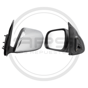 ESPEJO PUERTA IZQUIERDA CROMADO MANUAL TOYOTA HILUX MODELO 2006 AL 2011