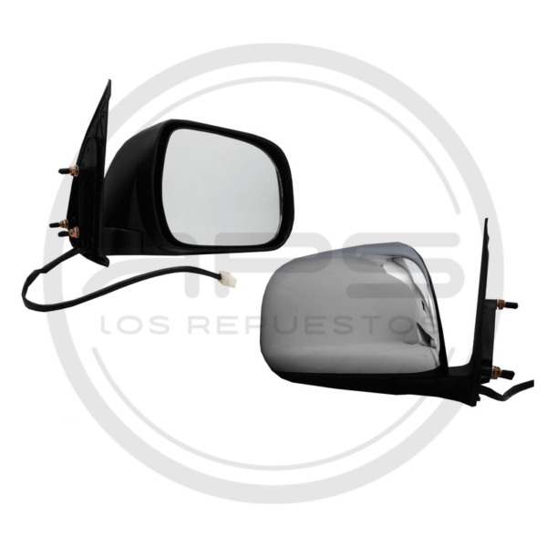 ESPEJO PUERTA DERECHA CROMADO ELECTRICO TOYOTA HILUX MODELO 2006 AL 2011