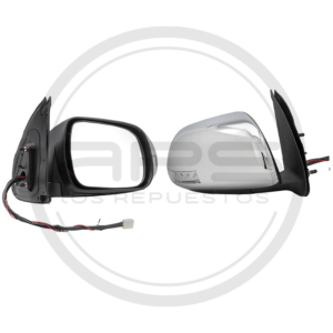 ESPEJO PUERTA DERECHA CROMADO ELECTRICO CON LED TOYOTA HILUX MODELO 2006 AL 2011