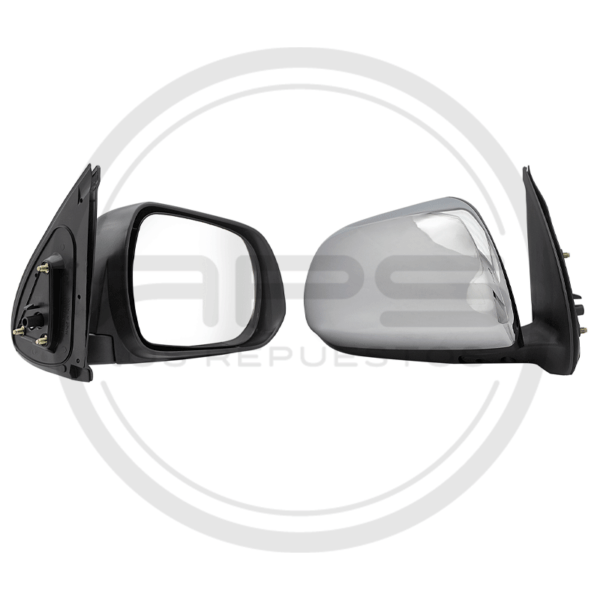 ESPEJO PUERTA DERECHA CROMADO MANUAL TOYOTA HILUX MODELO 2012