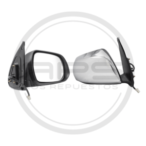 ESPEJO PUERTA DERECHA CROMADO ELECTRICO TOYOTA HILUX MODELO 2012