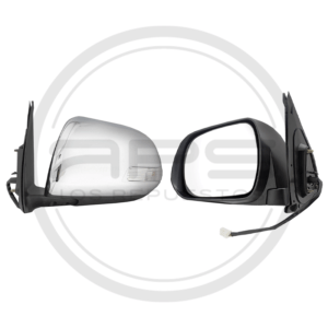 ESPEJO PUERTA IZQUIERDA CROMADO ELECTRICO CON LUZ TOYOTA HILUX/FORTUNER MODELO 2012