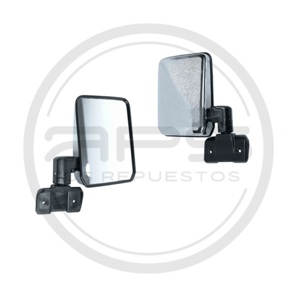 ESPEJO PUERTA DERECHA CROMADO TOYOTA LAND CRUISER MACHO FJ75 MODELO 1985