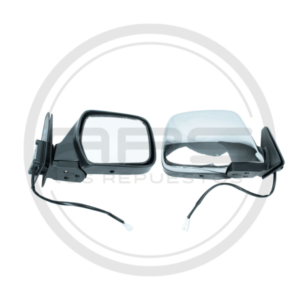 ESPEJO PUERTA DERECHA CROMADO ELECTRICO TOYOTA LAND CRUISER BURBUJA FJ82 MODELO 1990