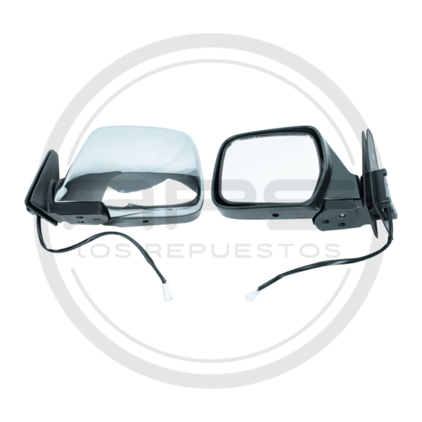ESPEJO PUERTA IZQUIERDA CROMADO ELECTRICO TOYOTA LAND CRUISER BURBUJA FJ82 MODELO 1990
