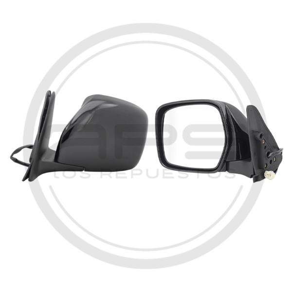ESPEJO PUERTA IZQUIERDA NEGRO ELECTRICO TOYOTA LAND CRUISER PRADO FJ90 MODELO 1999 AL 2009