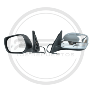 ESPEJO PUERTA IZQUIERDA CROMADO ELECTRICO CON LED TOYOTA LAND CRUISER PRADO FJ150 MODELO 2010 AL 2013