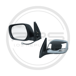 ESPEJO PUERTA IZQUIERDA CROMADO ELECTRICO ABATIBLE CON LED TOYOTA LAND CRUISER PRADO FJ150 MODELO 2010 AL 2013
