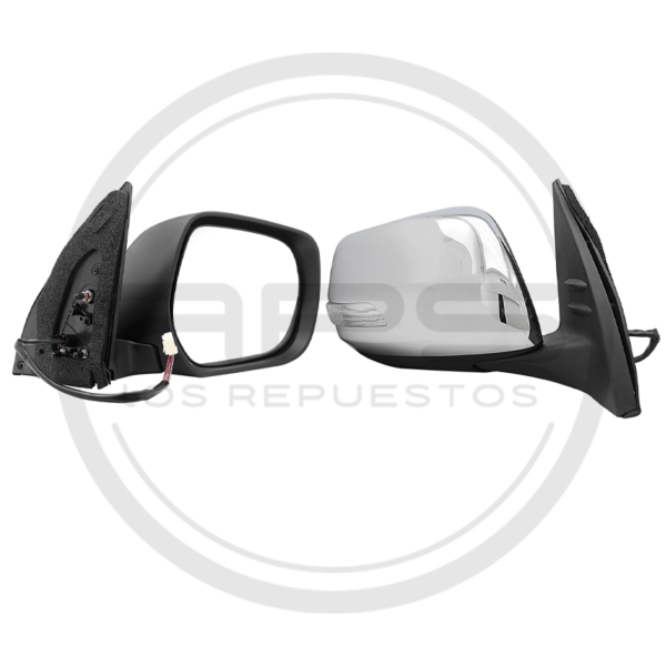 ESPEJO PUERTA DERECHA CROMADO ELECTRICO CON LED TOYOTA LAND CRUISER PRADO FJ150 MODELO 2014