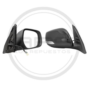 ESPEJO PUERTA DERECHA NEGRO ELECTRICO ABAT CON LED TOYOTA LAND CRUISER PRADO FJ150 MODELO 2014
