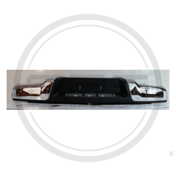 BOMPER TRASERO CROMADO CHEVROLET LUV D-MAX MODELO 2014 AL 2020
