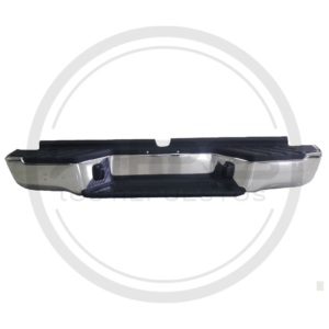 BOMPER TRASERO CROMADO/NEGRO NISSAN FRONTIER MODELO 2003 AL 2014