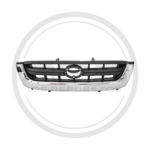PERSIANA CROMADA/NEGRA 4X4 TOYOTA HILUX MODELO 2001 AL 2005