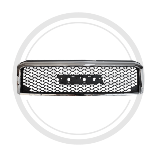 PERSIANA CROMADA/NEGRA CON BASE LOGO CENTRO LAND CRUISER VDJ79 MODELO 2011